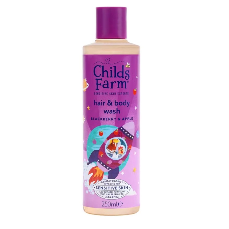 Childs Farm Hair & Body Wash – Blackberry & Apple Scent 250ml