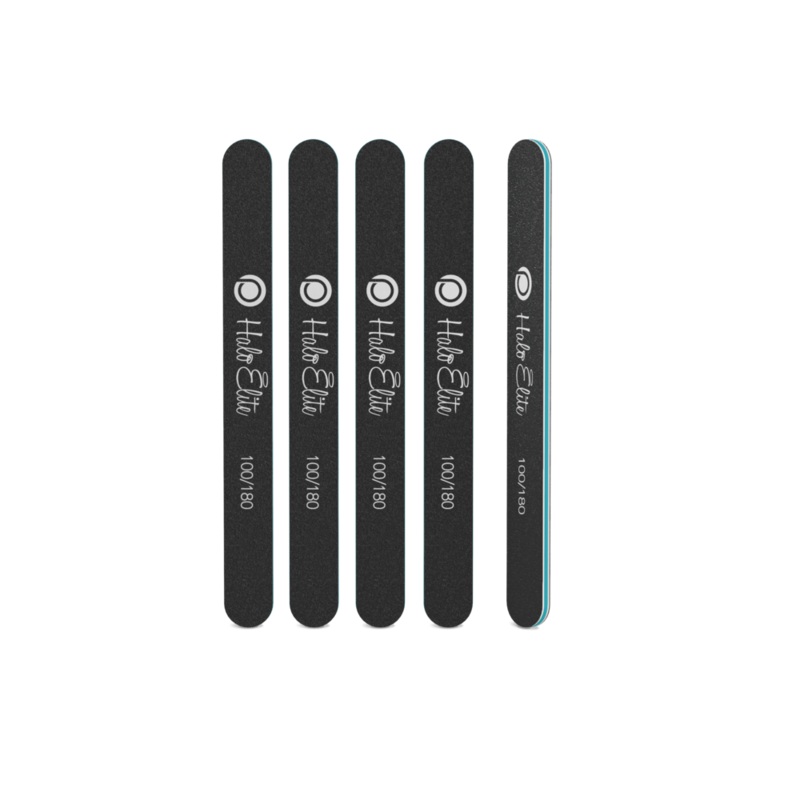 Elite Black Straight File 100/180 – 5 pack
