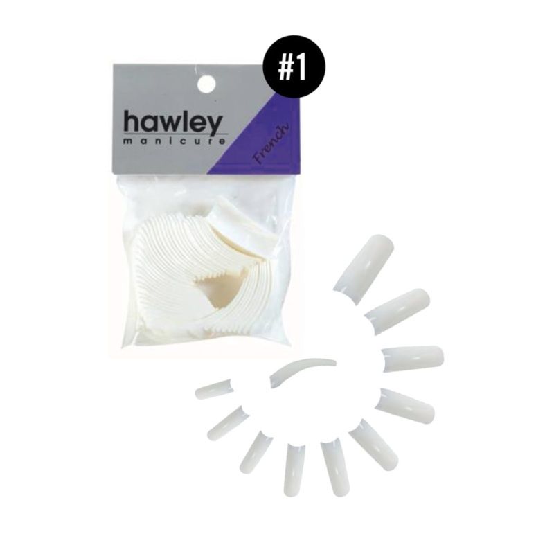 HAWLEY MANICURE FRENCH WHITE TIPS 50PK #1