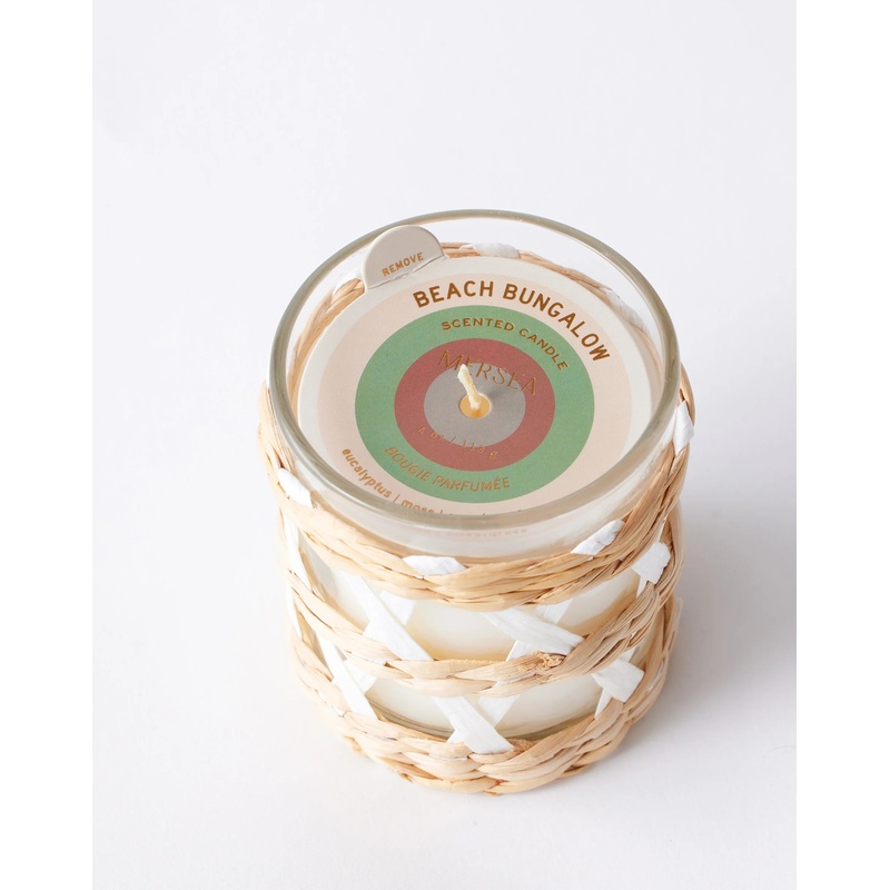 Beach Bungalow Seagrass Candle