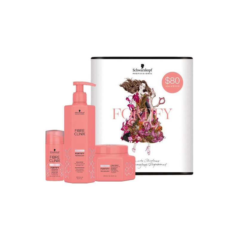 SCHWARZKOPF 2020 FIBRE CLINIX FORTIFYING TRIO PACK