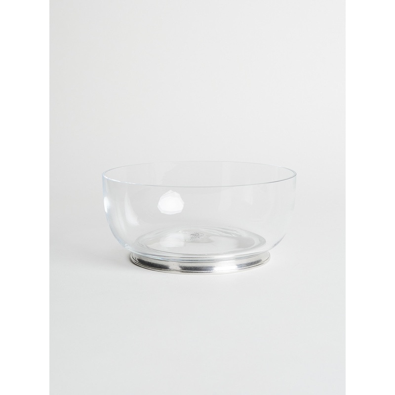 Velletri Pewter & Crystal Bowl