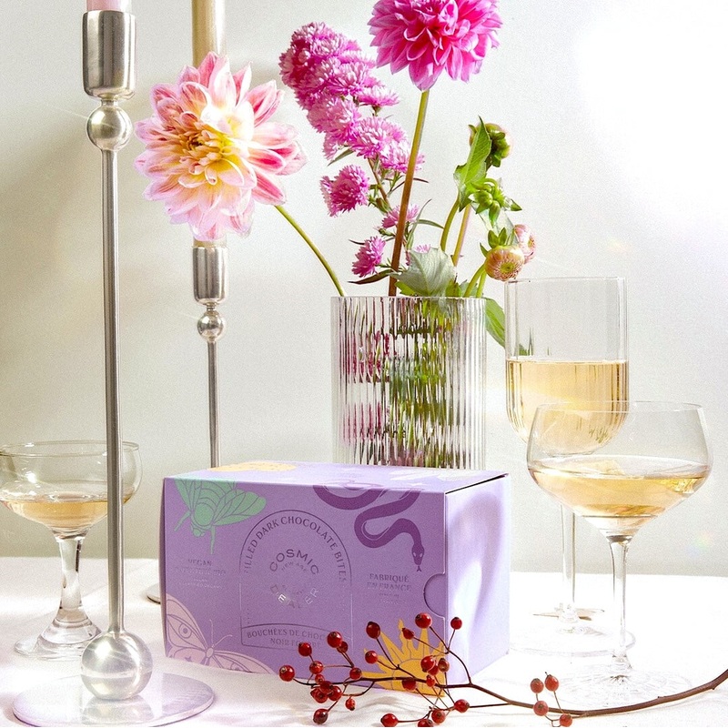 Box of 14 – HIGH VIBES BOX – 14 Mini Schokoladen Geschenkset – COSMIC DEALER