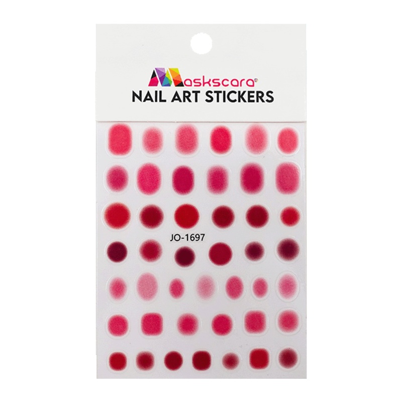 Nail Art Sticker – Airbrush Pink & Red