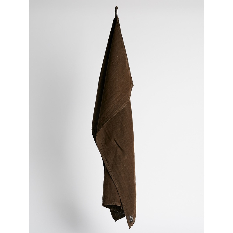 Dishcloth with Loop in Brown