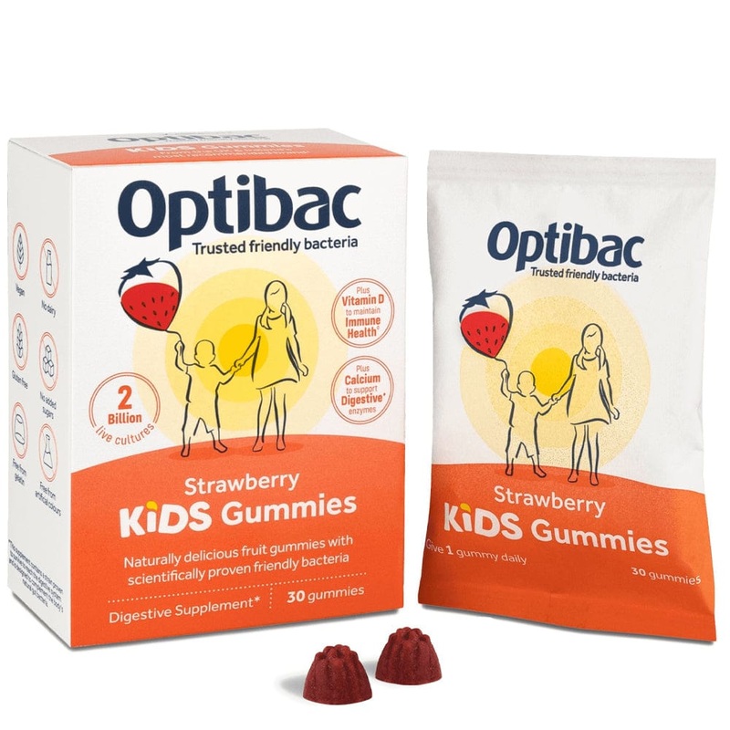 Optibac Probiotics Strawberry Kids Gummies
