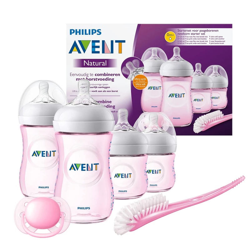Philips Avent Gift Set Natural 2.0 Nbss Pink