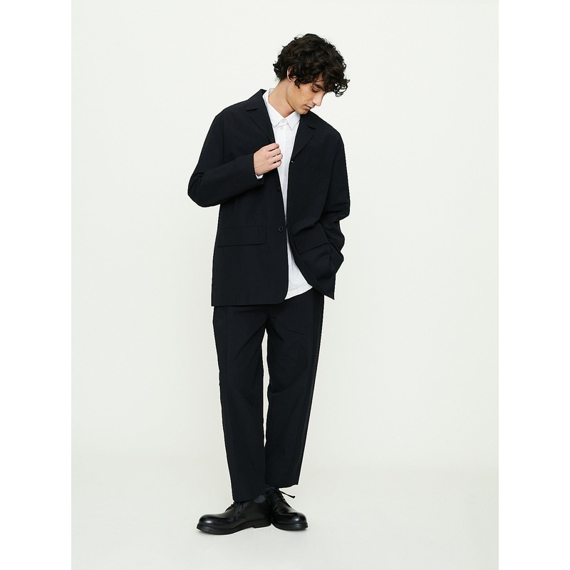 The Artist Jacket in Structured Cotton Ink