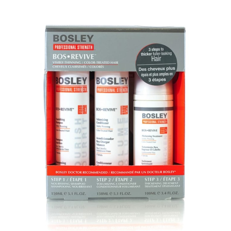 BOSLEY BOS.REVIVE COLOUR TREATED HAIR (ORANGE) TRIO PACK *CLEARANCE