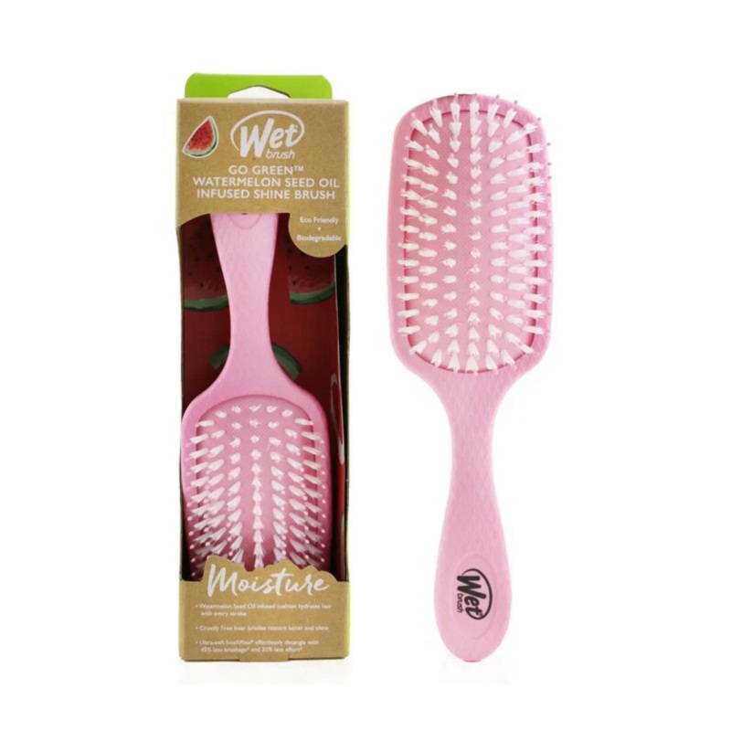 WET BRUSH GO GREEN WATERMELON SEED OIL INFUSED SHINE BRUSH