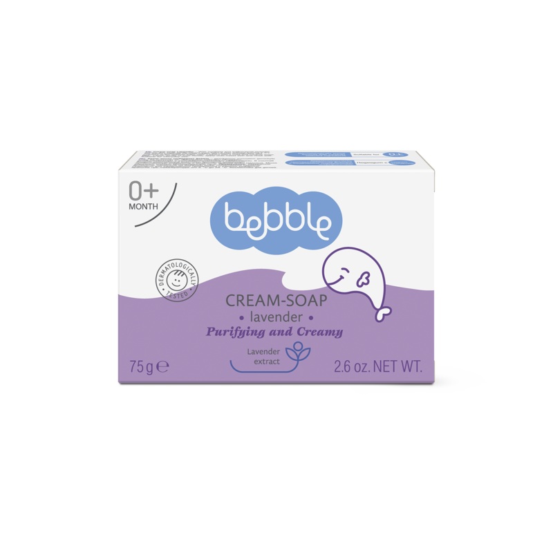 Bebble Lavender Cream Soap Bar 75 g