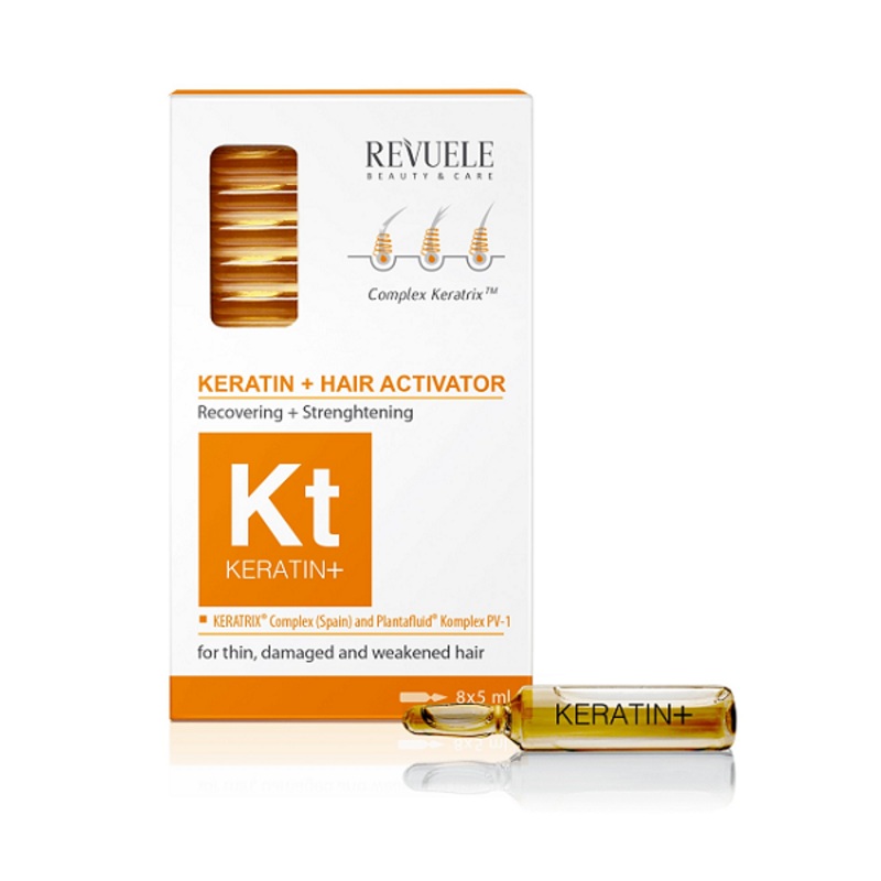 Revuele – Keratin + Hair Activator Ampoules