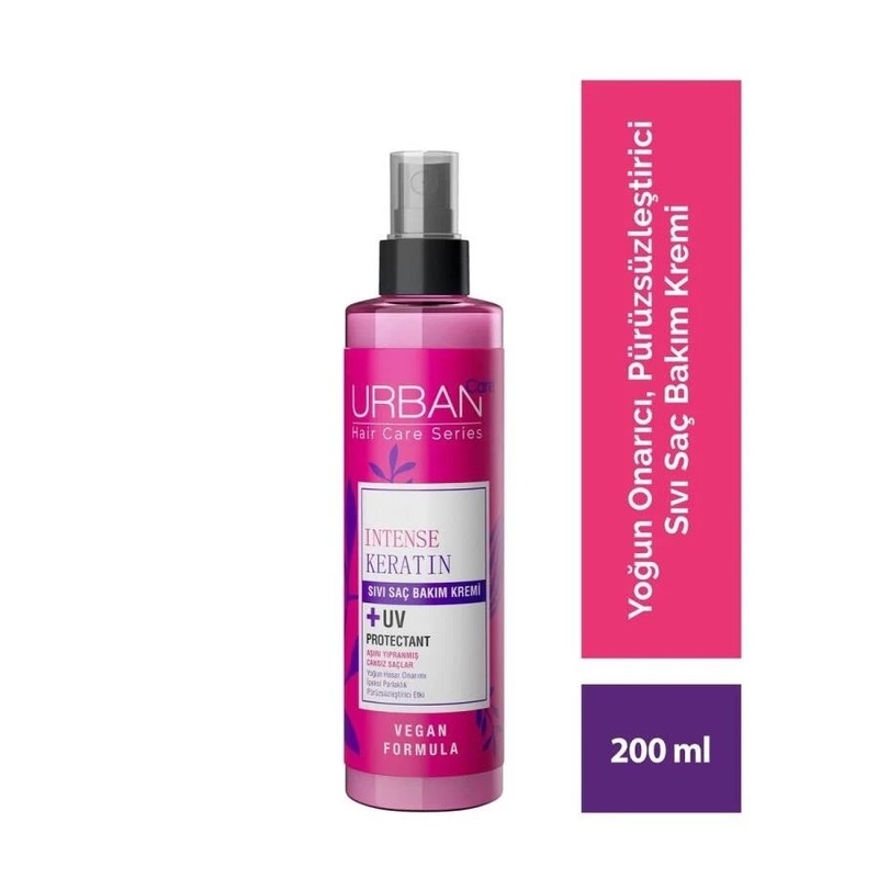 Urban Care Intense & Keratin Leave In Conditioner Spray (2 Phase) 200 Ml