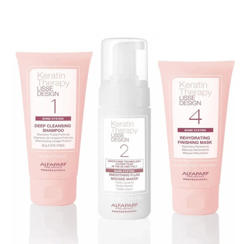 ALFAPARF MILANO KERATIN THERAPY LISSE DESIGN EXPRESS SMOOTHING TREATMENT KIT