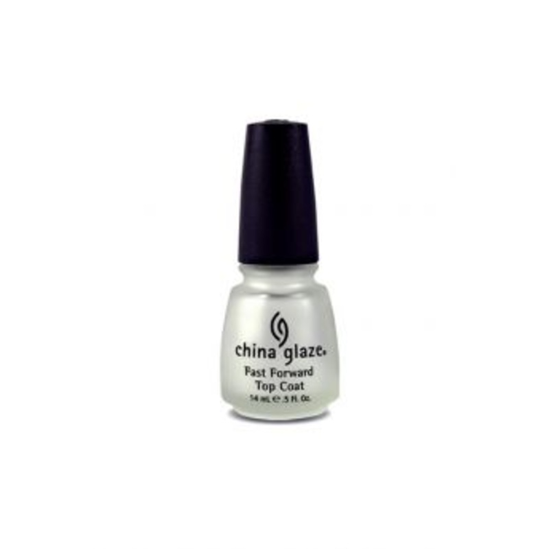 CHINA GLAZE FAST FORWARD TOP COAT, 0.5 OZ