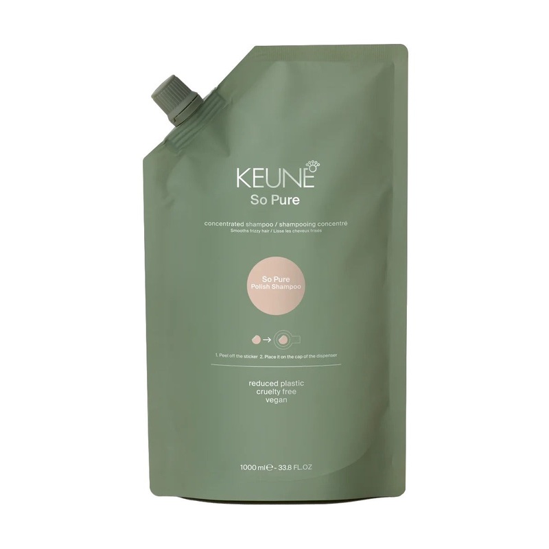 Keune So Pure Polish Shampoo Refill – 1000ml
