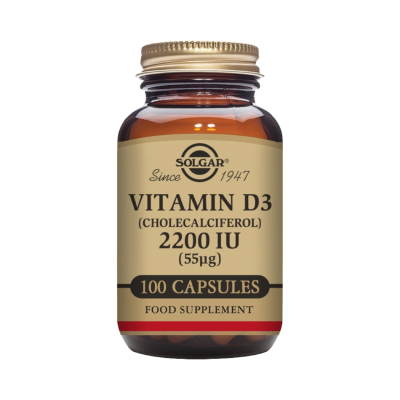 Solgar – Vitamin D3 (Cholecalciferol) 2200 IU (55 mcg)