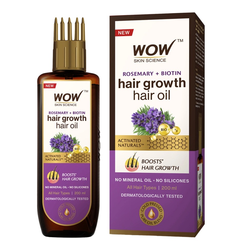 Wow Rosemary & Biotin Hair Oil 200ml