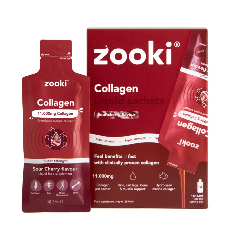 Zooki Super Strength Marine Collagen Sour Cherry 14s
