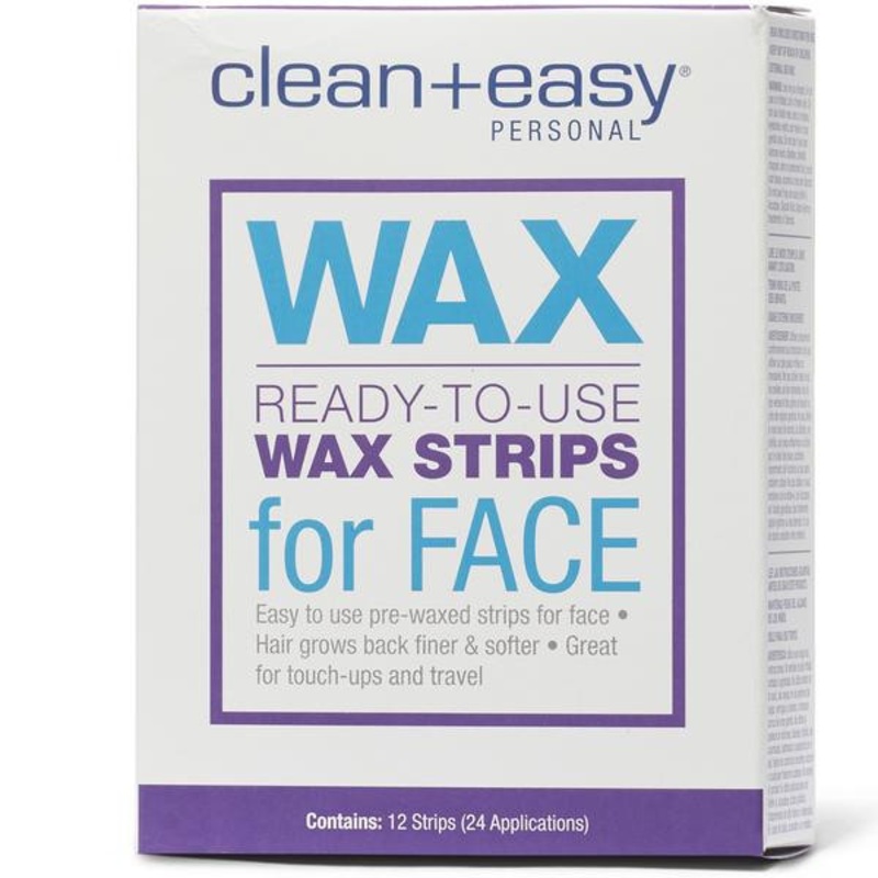Clean + Easy — Pre-Wax Strips – Face – 24 Apps