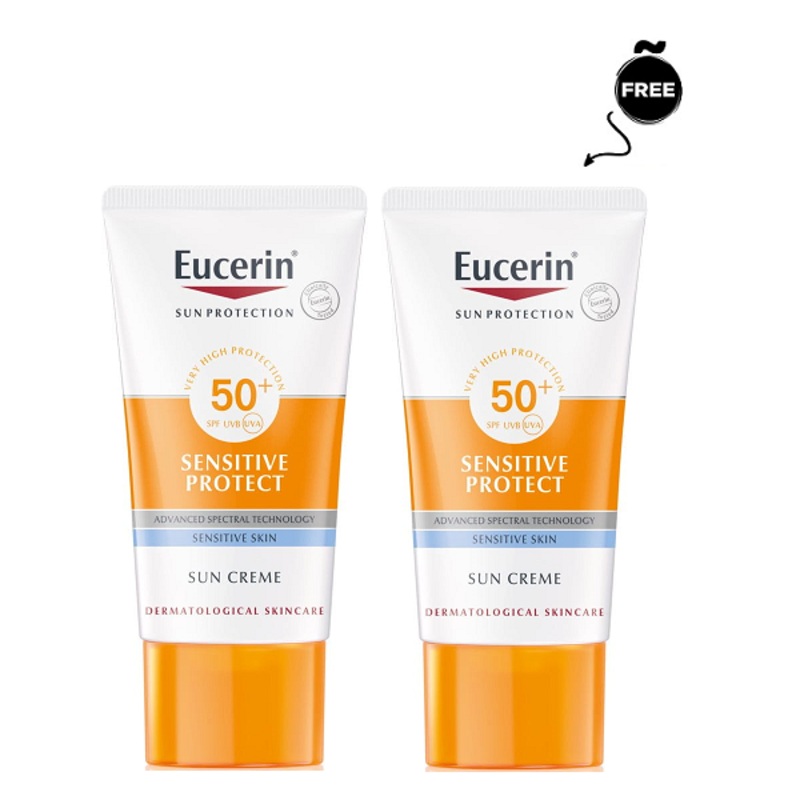 Eucerin – Sensitive Protect Sun Cream 1+1 Free