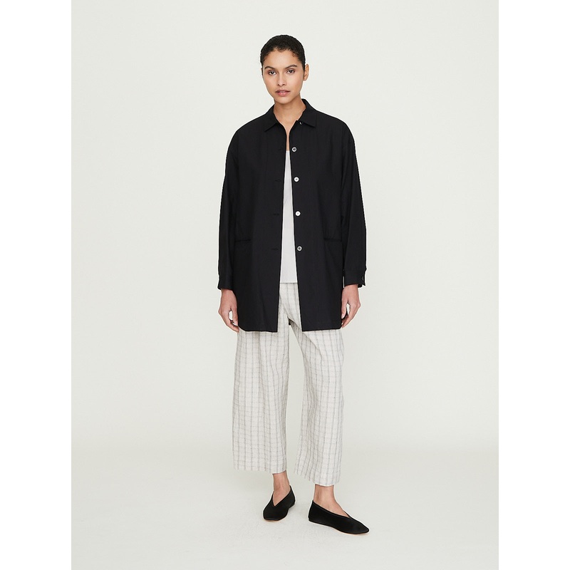 Pajama Long Shirt in Black