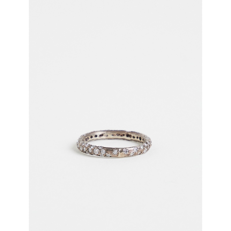 1204 Ring in 14k White Gold with 75 White Diamonds