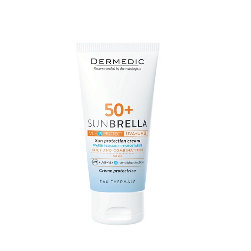 Dermedic – Sunbrella Sun Protection Cream SPF50  For Oily & Combination Skin