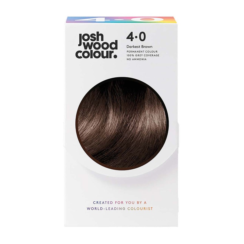 Josh Wood Colour Permanent Colour Kit – 4 Darkest Brown
