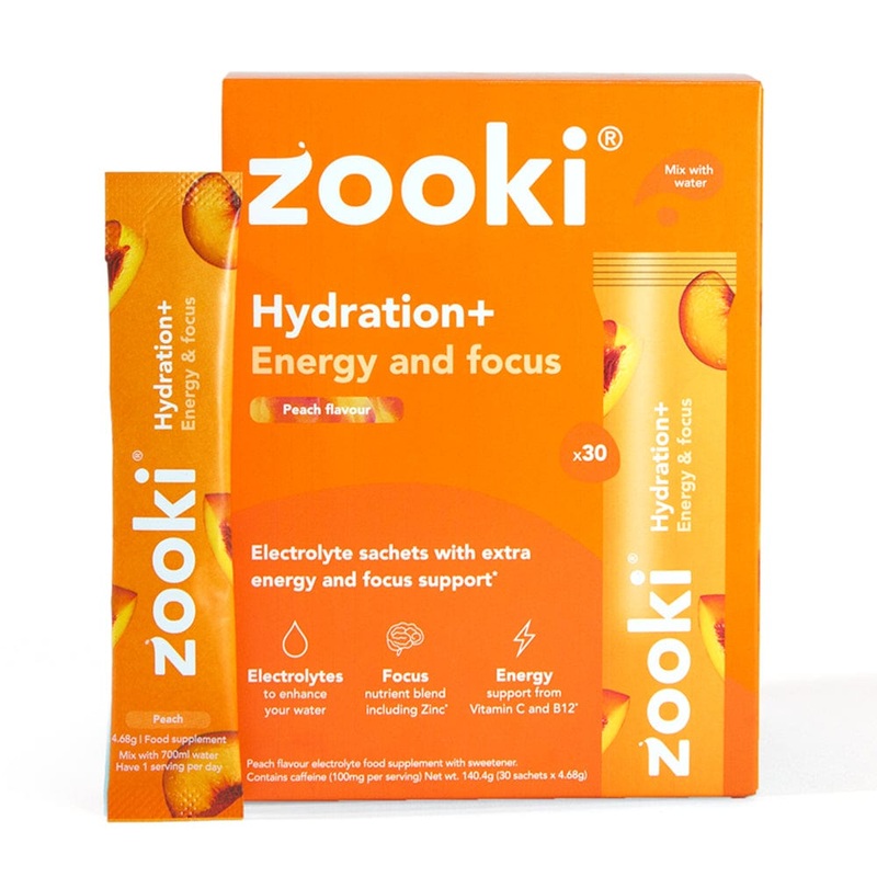 Zooki Hydration+ Energy and Focus