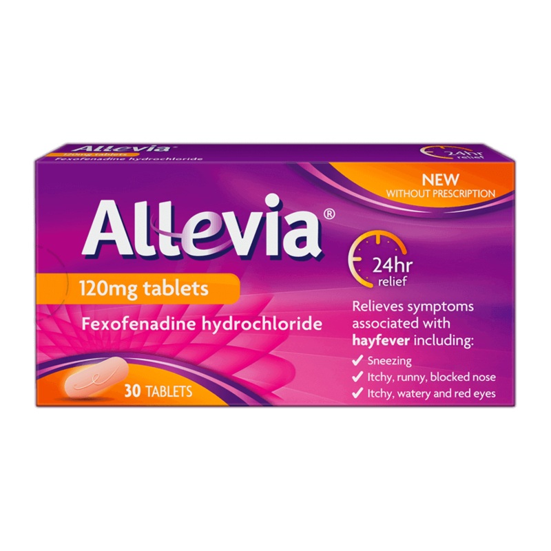 Allevia – Fexofenadine 120mg 30 Tablets