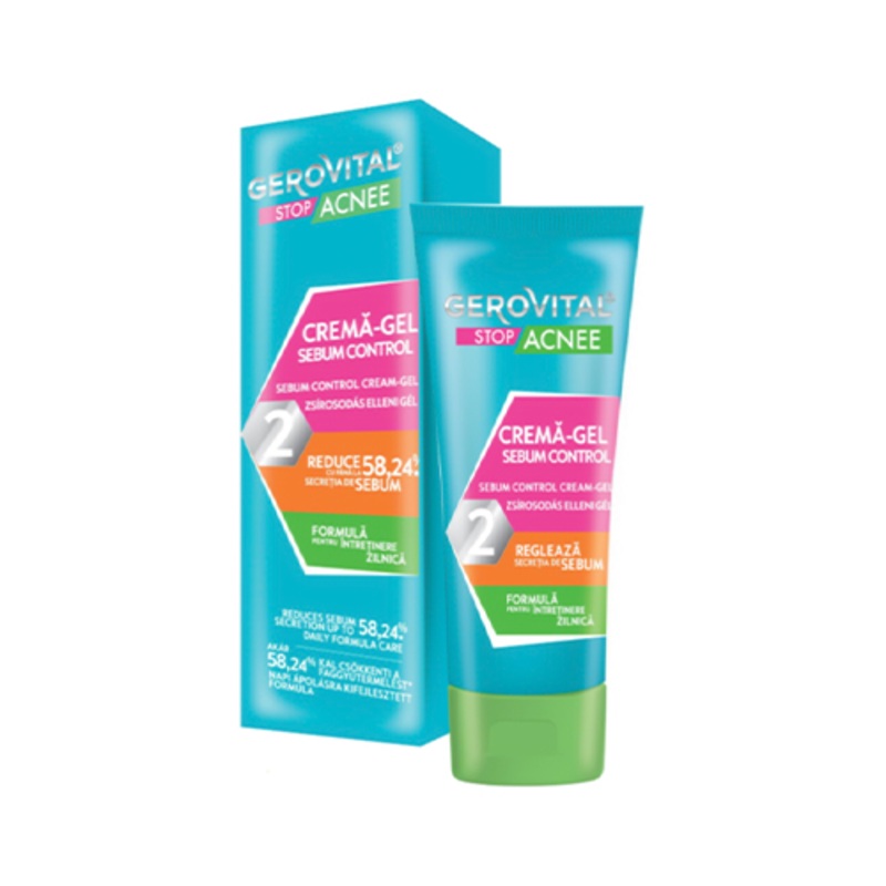 Gerovital Stop Acne Sebum Control Cream Gel 50ml