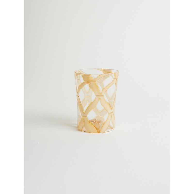 Murano Glass in Yellow Losange