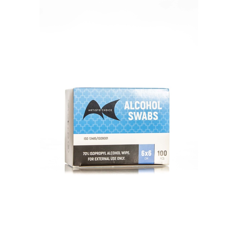 ARTIST CHOICE ALCOHOL WIPES (6 X 6) – 100 PACK