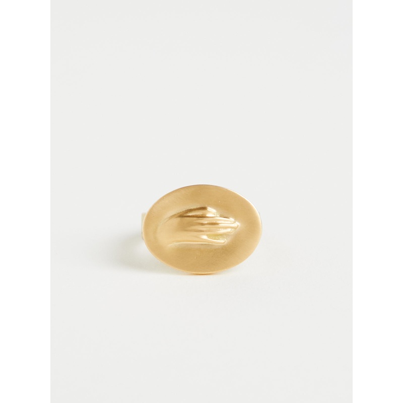 Hand Ring in 18k Yellow Gold