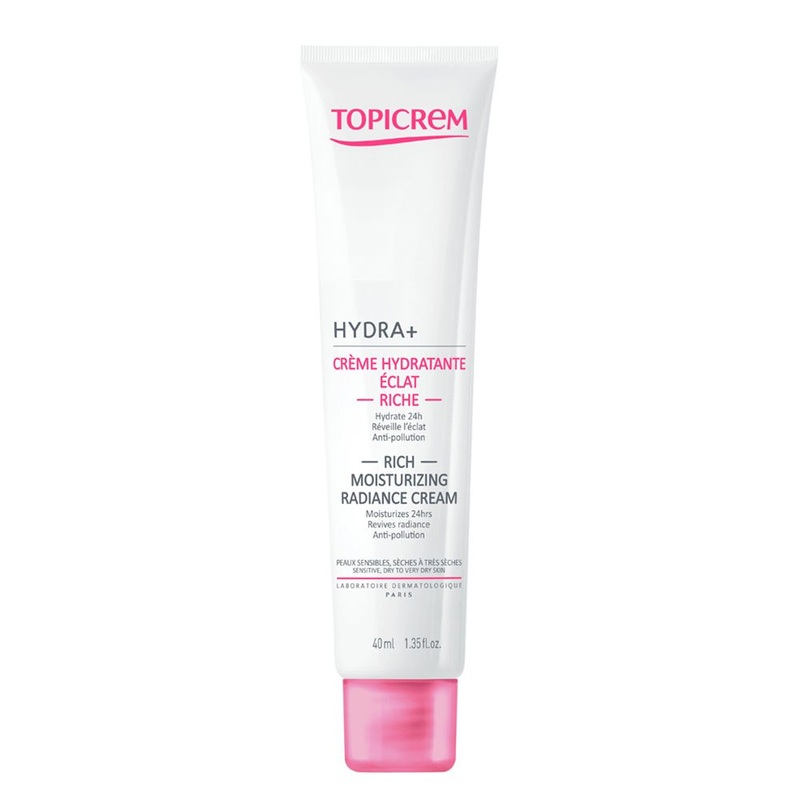 Topicrem Hydra+ Rich Moisturizing Radiance Face Cream 40ml