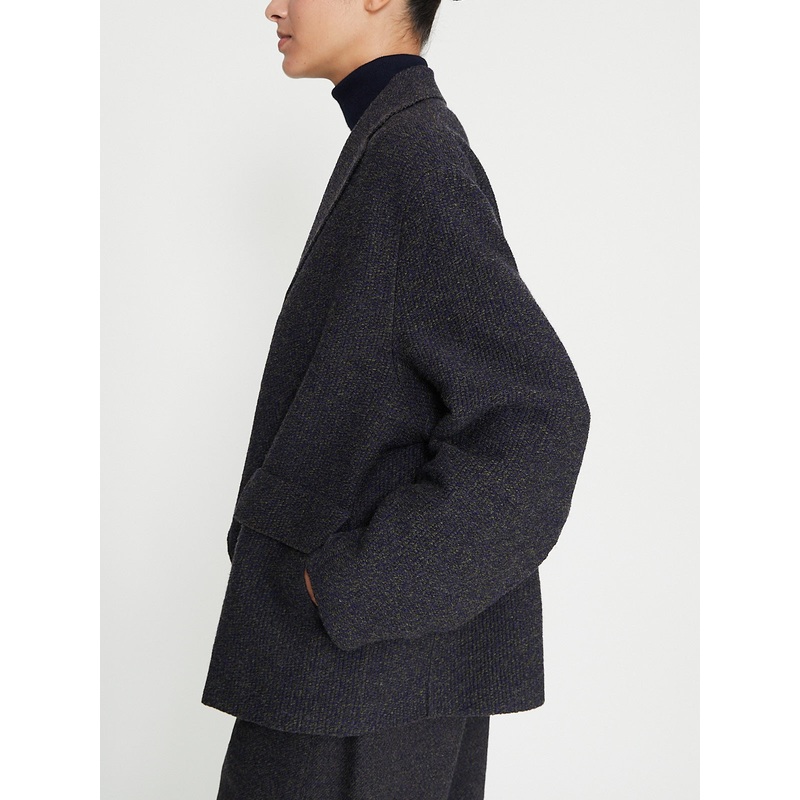 Wool Lane Jacket in Blue/Green Mix