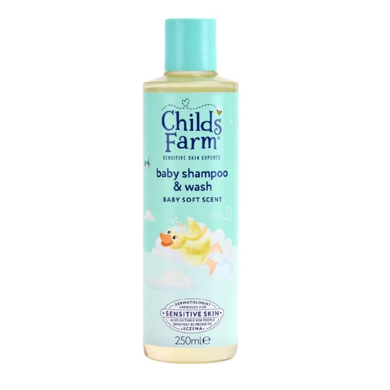 Childs Farm Baby Shampoo/Wash – Baby Soft Scent 250ml