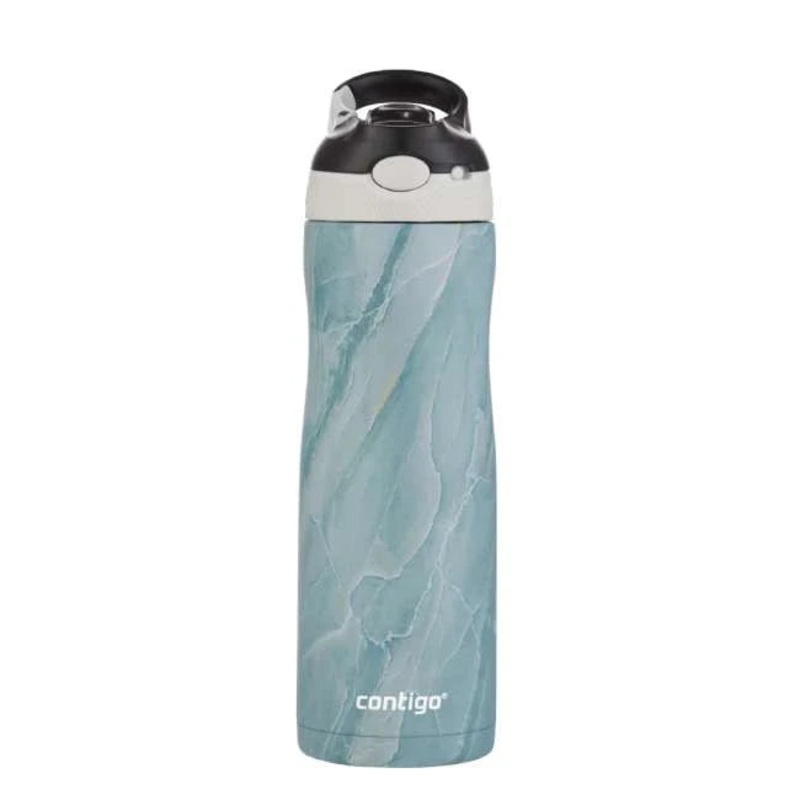 Contigo Autospout Ashland Couture Chill – Vacuum Insulated Stainless Steel Water Bottle, 590 ml, Amazonite