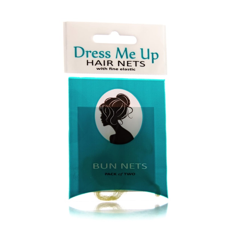 DRESS ME UP Bun Hair Nets 2 Pack  |  Various Colours