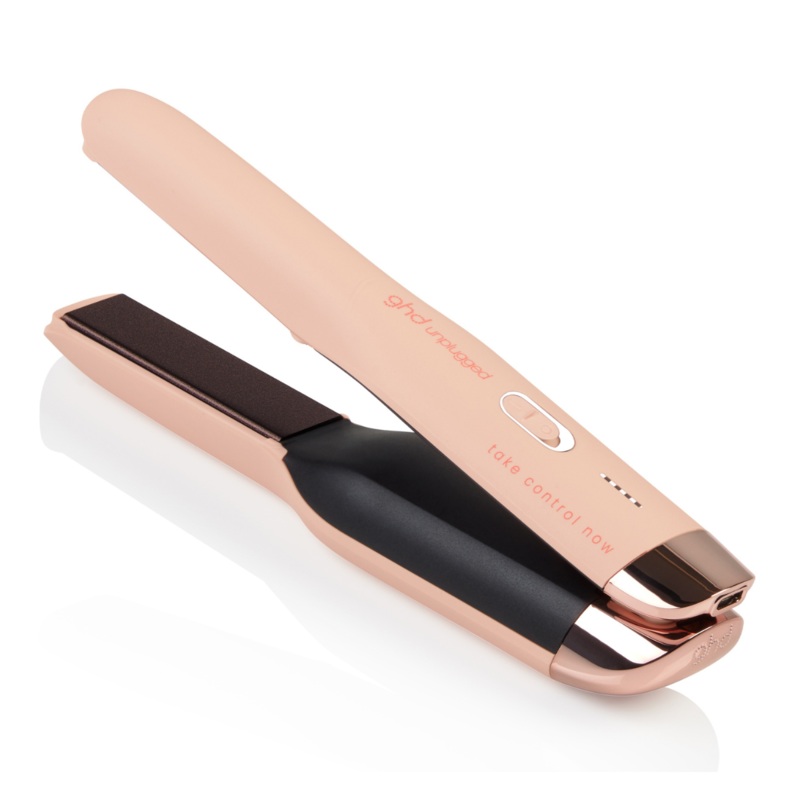 Ghd Unplugged Limited Edition Cordless Hair Straightener – Pink Peach Charity Edition.