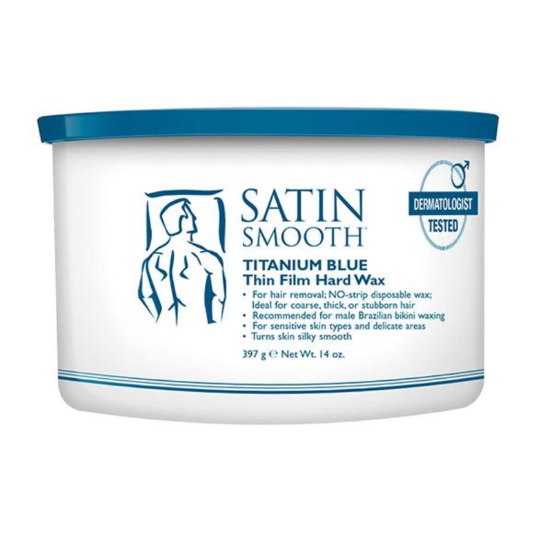 Satin Smooth — Titanium Blue 14oz