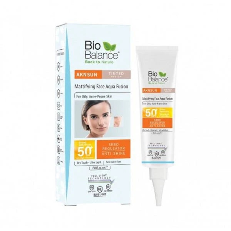 Bio Balance Aknsun Tinted Medium 50+spf 40ml