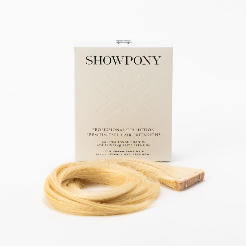 SHOWPONY  Tape Hair Extensions 10 Piece  |  20″, Various Colours