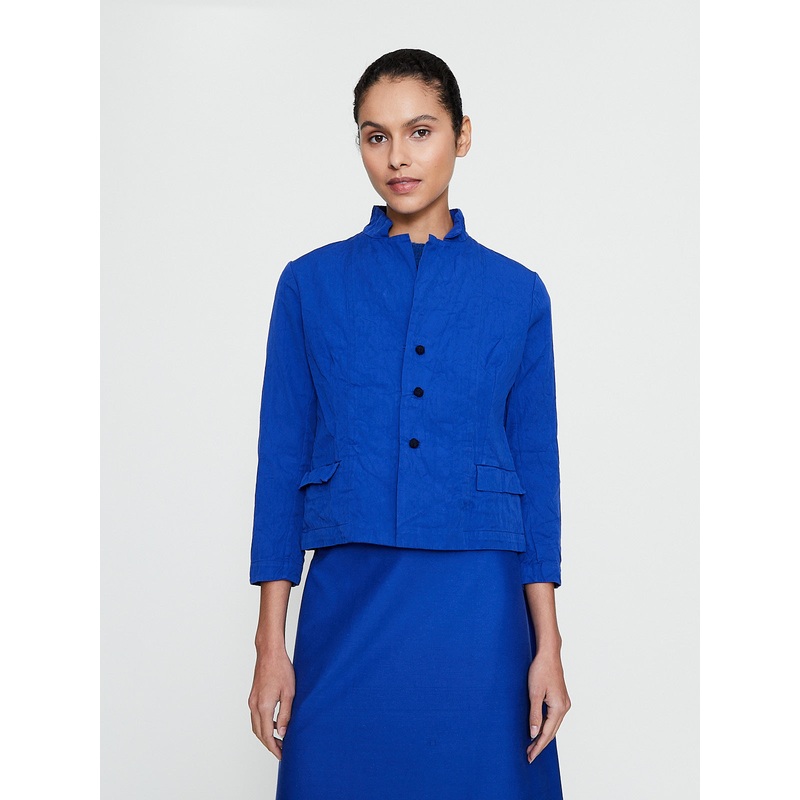 Giacca Jacket Uomo Strettissima Lavata in Electric Blue