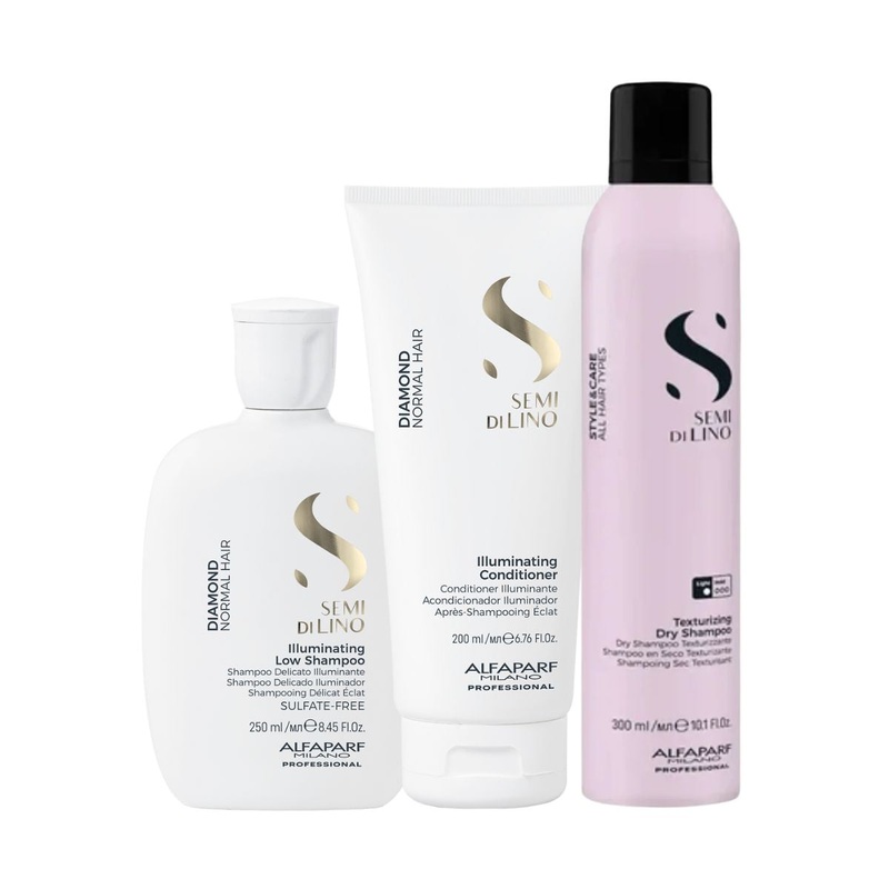 Millies Exclusive Alfaparf Semi Di Lino Diamond Trio with Complimentary Texturizing Dry Shampoo