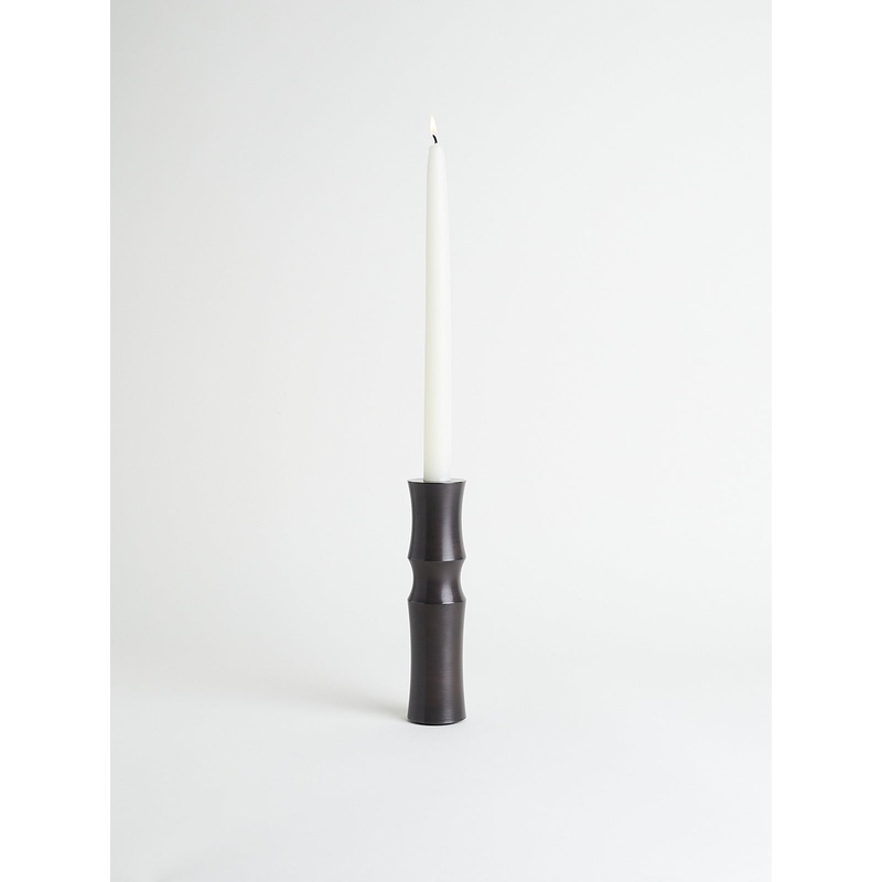 Spina L Candlestick in Bronze Patinated