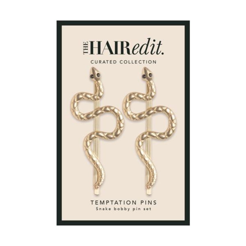 THE HAIR edit — Snake Bobby Pin Set 2pk