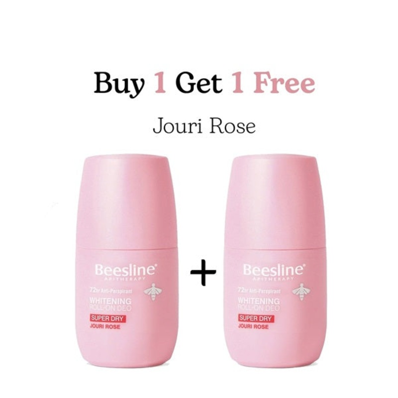 Beesline Whitening Roll on Deodorant Super Dry 72h Jouri Rose Offer