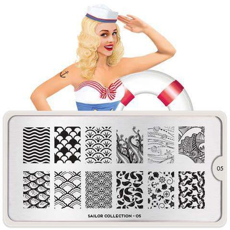Moyou London Stamping Plate – Sailor 05